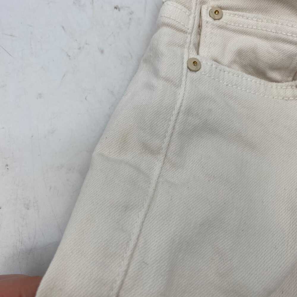 MOTHER Cream Insider Crop Step Fray Jeans | Women’s Regular 25 - Picture 11 of 11